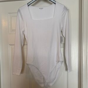Old Navy Classic White Bodysuit